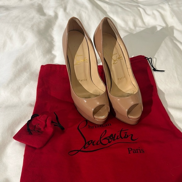 CHRISTIAN LOUBOUTIN LADY PEEP PUMP - Picture 2 of 9